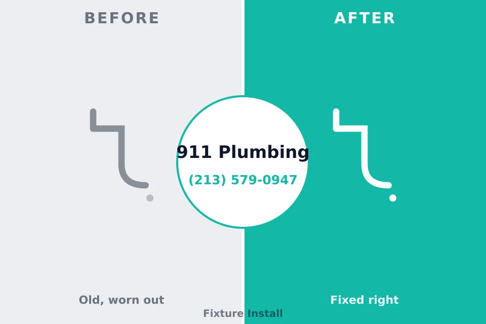 Before and after: plumbing company Charles Town, WV